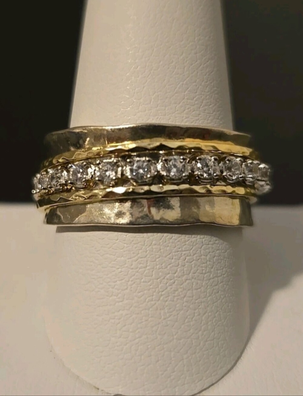 Ideaure Sterling Silver .925 Spinner Ring Sz. 10